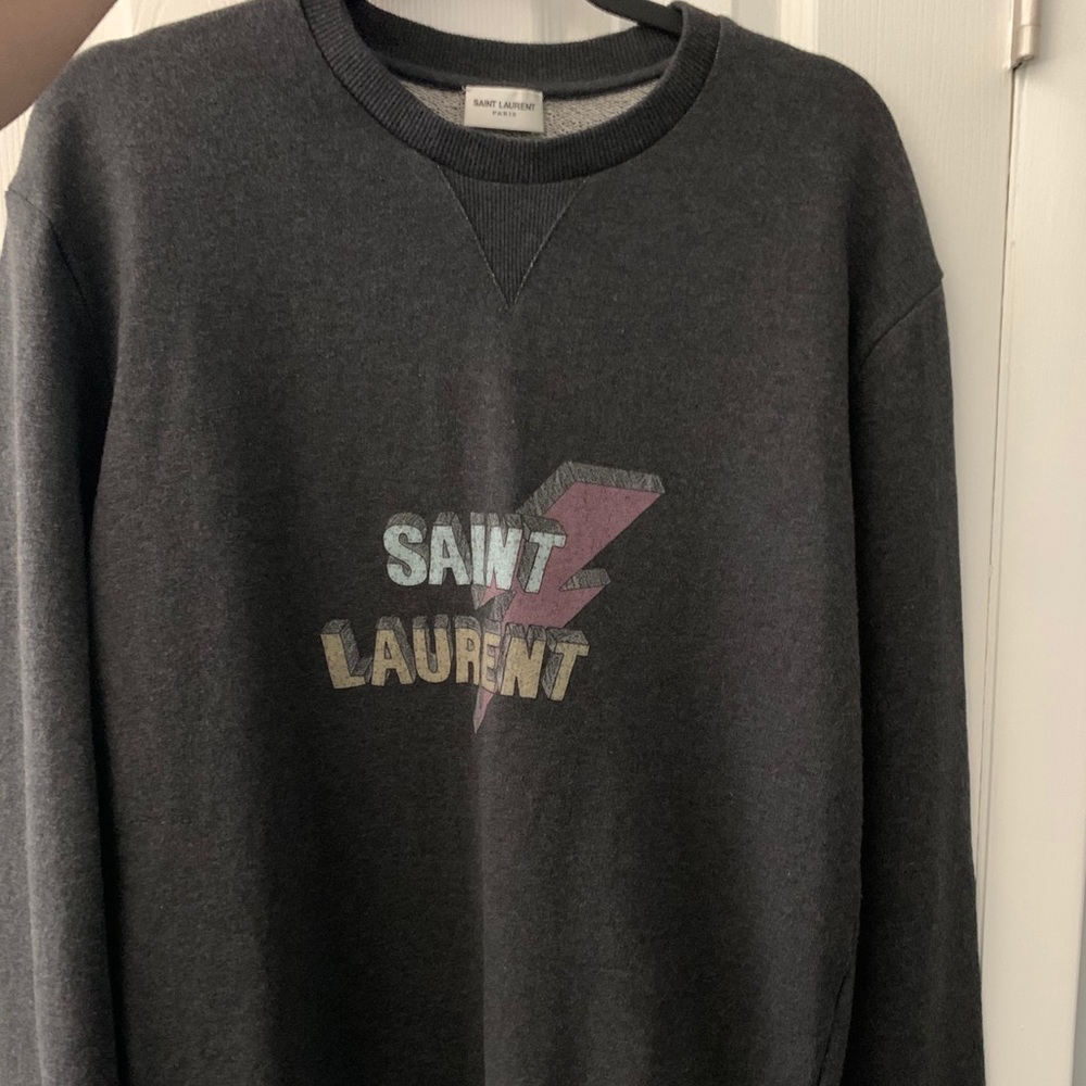 🔥New Saint Laurent lightning bolt sweatshirt ⚡️